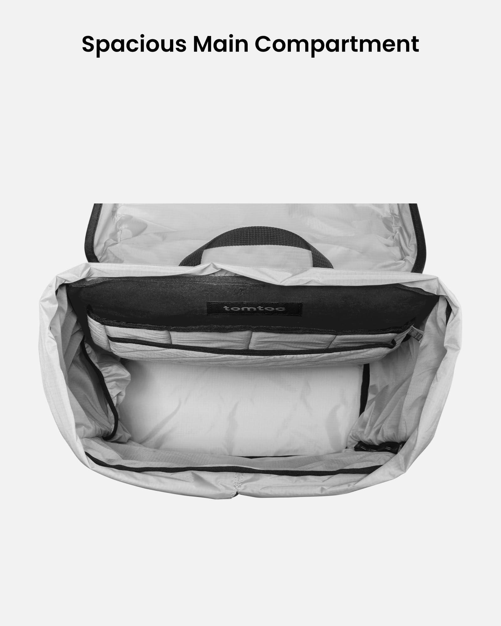 tomtoc tomtoc Flap Laptop Backpack 22L & Electronics Organizer Travel Case, S