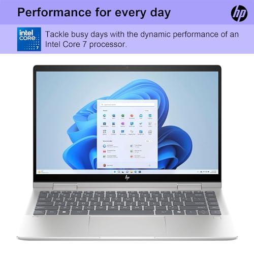 HP HP Envy X360 Business 14" Touchscreen Intel Core 7 2-in-1 Convertible Laptop, 14" FHD 1920 * 1080 Touchscreen, Core 7 150U (Beats Intel i7-14700), 16GB RAM, 2TB SSD, FP Reader, Wi-Fi 6, W11P