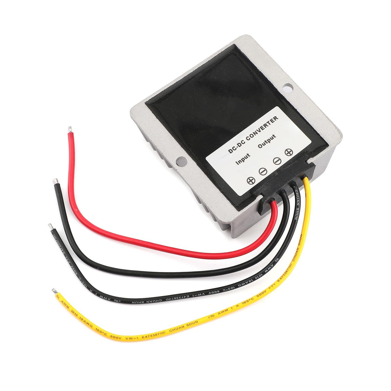 Fidida Fidida DC to DC Converter 12V to 15V 4A DC Step-Up Module Waterproof