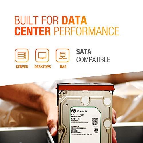 Seagate Seagate Exos 7E8 8TB 512e SATA 256MB Cache 3.5-Inch Enterprise Hard Drive (ST8000NM0055) (Renewed)