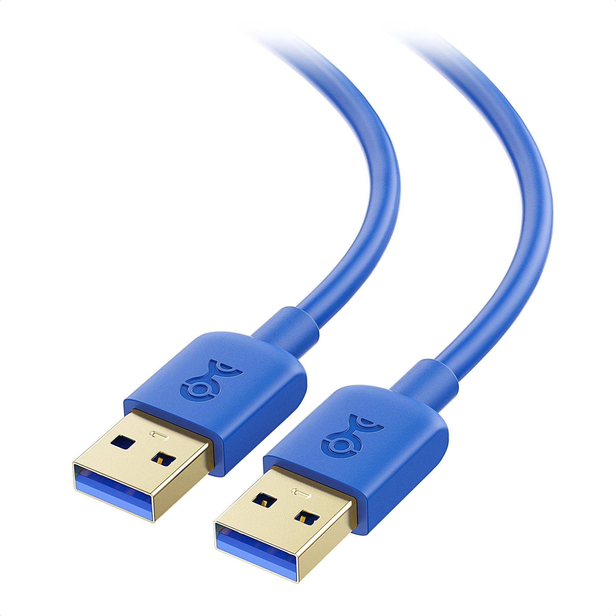 Cable Matters Cable Matters USB 3.0 Cable - 6ft, USBA to USBA Cable, Male to Male USB Cord, Blue