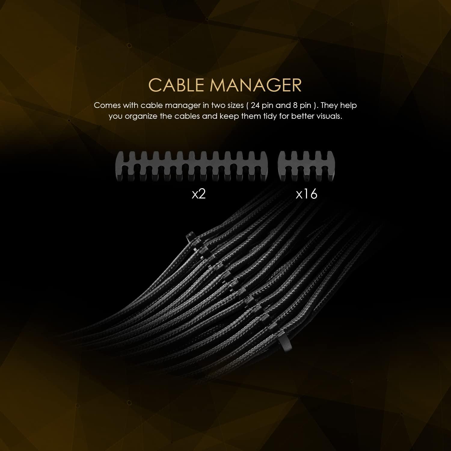 MSI MSI MEG Ai1300P PCIE 5.1 & ATX 3.1 Gaming Power Supply - Full Modular - 80 Plus Platinum Certified 1300W - 100% Japanese 105C Capacitors - Compact Size - ATX PSU - 10 Year Warranty