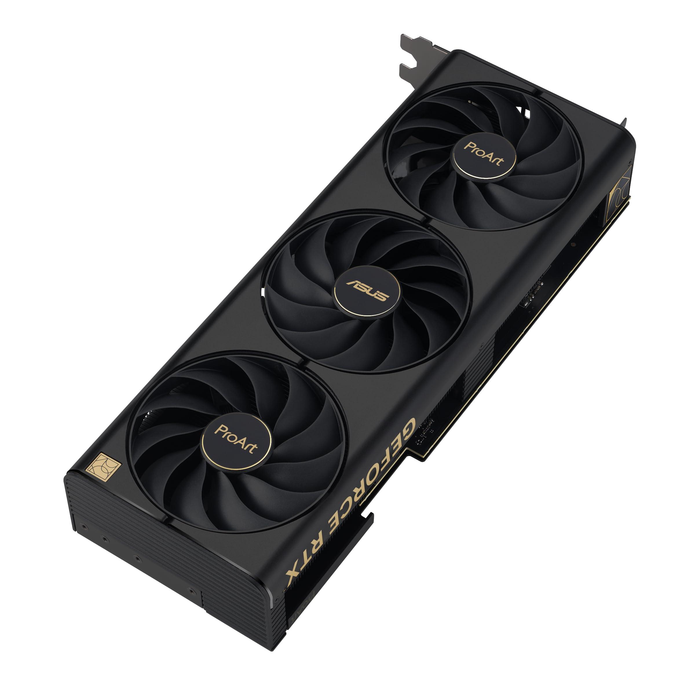 ASUS ASUS ProArt GeForce RTX 4070 Ti Super OC Edition Graphics Card (PCIe 4.0, 16GB GDDR6X, DLSS 3, HDMI 2.1a, DisplayPort 1.4a)