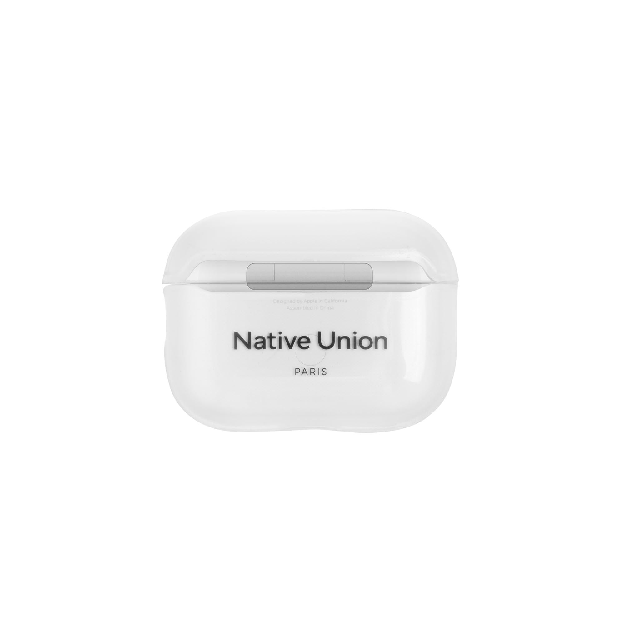 Native Union Native Union (Re) Clear Case for AirPods Pro 2nd Gen 100% Recycled Supports Wireless Charging Compatible with AirPods Pro, AirPods Pro 2nd Gen Cutout for Lanyard Loop