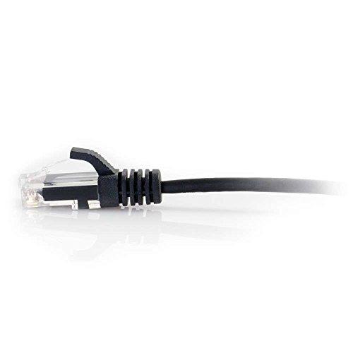 C2G 10ft Cat6 Snagless Unshielded UTP Slim Ethernet Network Patch Cable - Black