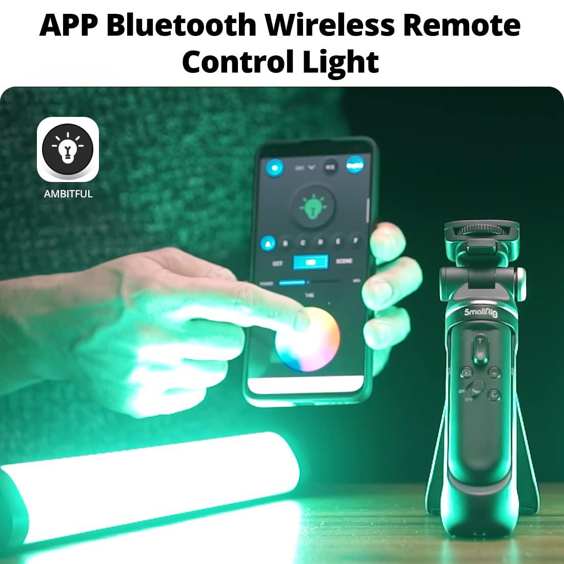 AMBITFUL AMBITFUL A2 Full-Color RGB Tube Light, CRI 95 TLCI 97 Accurate Color,2500k-8500K Adjustable,RGB CCT HSI Mode, 29 Fx Light Effect,APP Control Support, Brightness Adjustable(A2+SA-25 Grid Softbox)