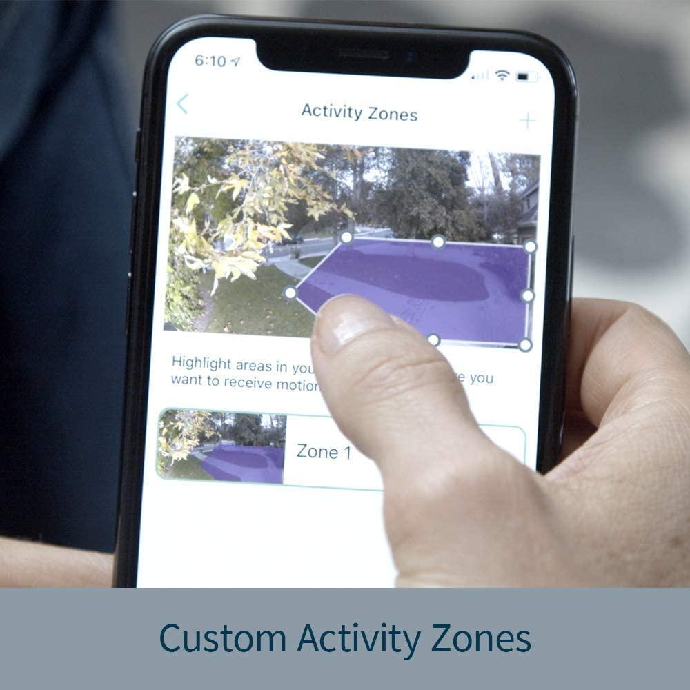 Arlo Arlo Pro 3 Spotlight Camera - Add on - Wireless Security, 2K Video & HDR, Color Night Vision, 2 Way Audio, Requires a SmartHub or Base Station Sold Separately, White - VMC4040P-100NAR (Renewed)