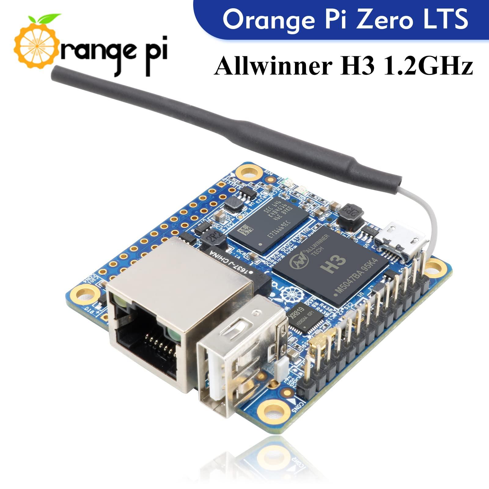 Orange Pi Orange Pi Zero LTS AllWinner H3 512MB Quad-Core, Open-Source Single Board Computer, Run Android, Ubuntu, Debian Image