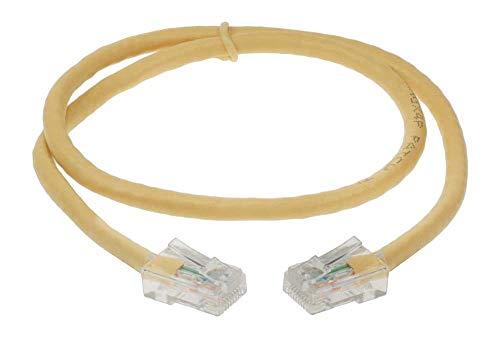 SF Cable 25ft Cat 5E Non-Booted Unshielded (UTP) Ethernet Network Cable - Yellow