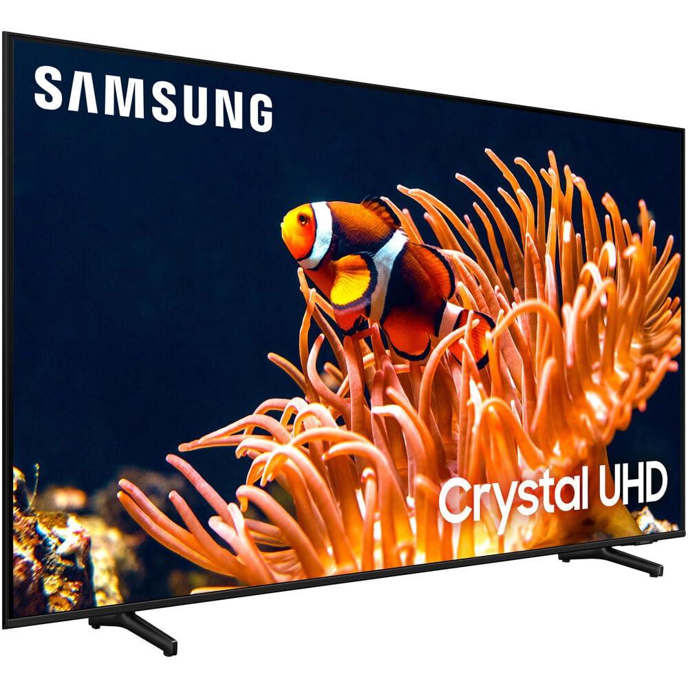 SAMSUNG SAMSUNG 55 Inch DU8000 Crystal UHD LED 4K Smart TV Bundle with Bundle with Deco Gear 2X 4K HDMI 2.0 Cable w/Copper Conductors & CPS Exclusive 26 Month Protection Pack (BEACH-CPS-261000)