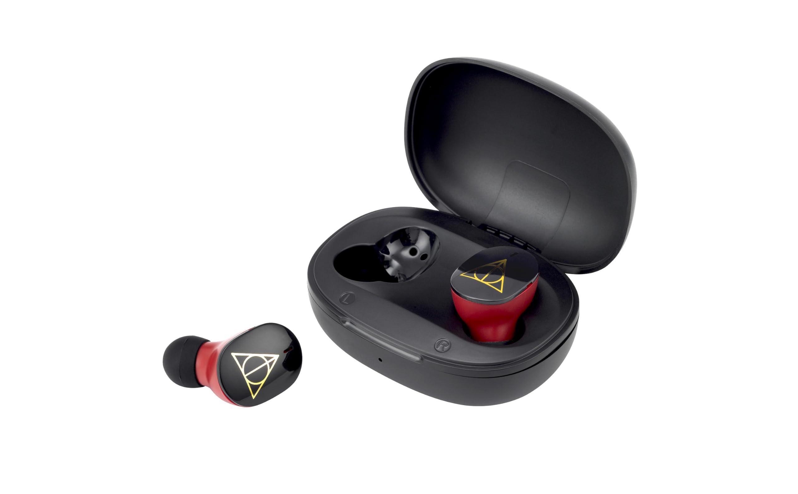 eKids eKids Harry Potter Wireless Earbuds with Microphone, Bluetooth Earbuds with Charging Case for Ear Buds, Designed for School, Home, or Travel