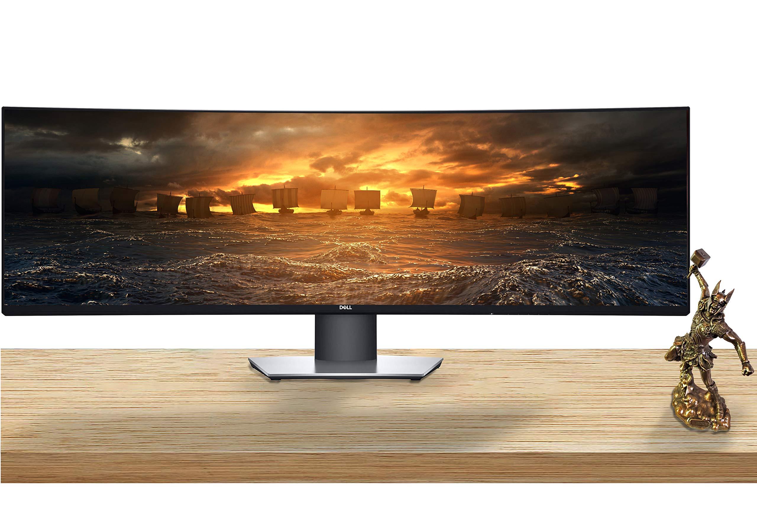 Dell Dell U4919DW UltraSharp 49-inch LED Backlit Curved Gaming Monitor with IPS, Vesa Compatible, Anti-Glare, Tilt, Swivel (HDMI, USB 3.0, USB-C, DisplayPort)
