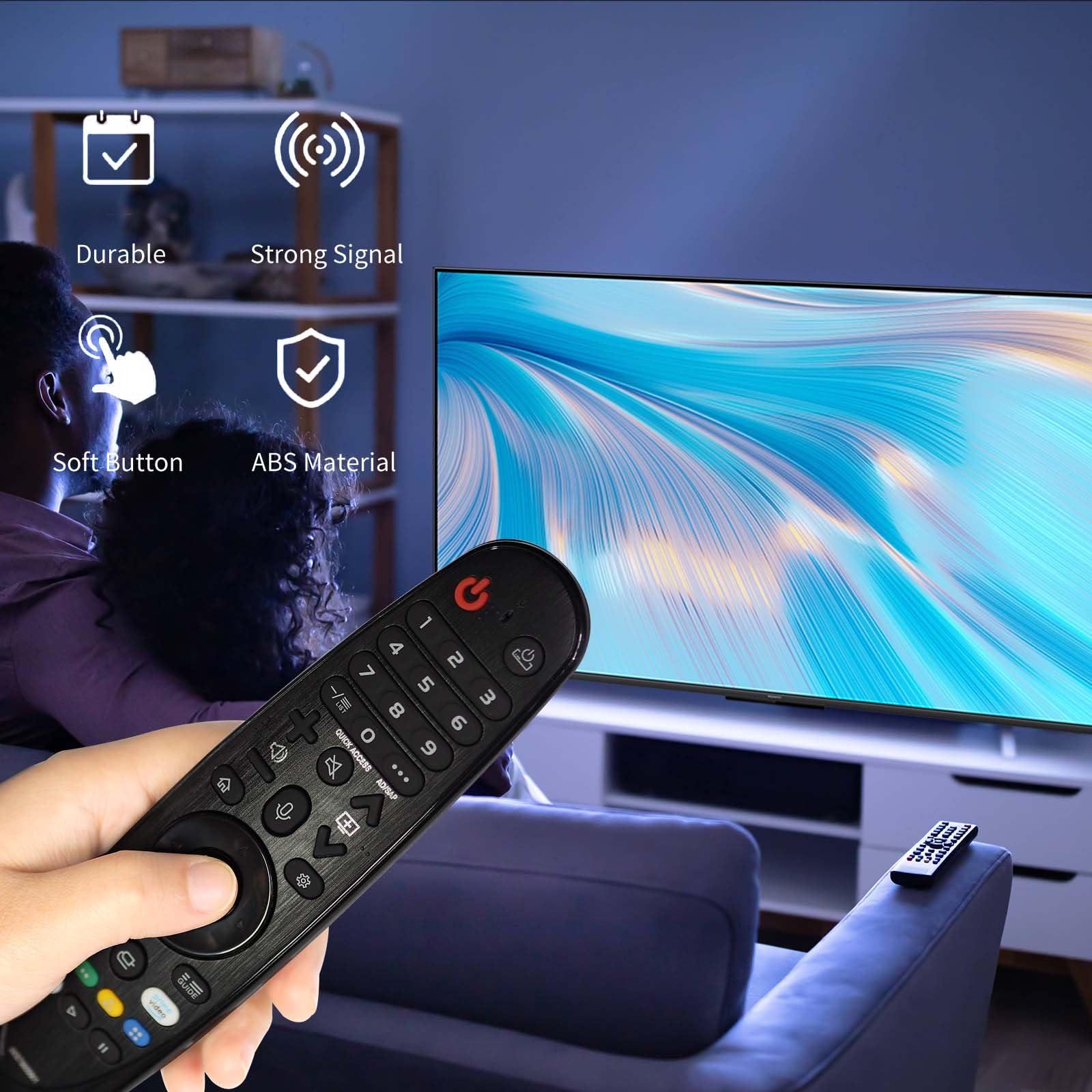 RIVIERA Riviera Voice Magic Remote AKB75855501 for Most LG OLED QNED NanoCell Webos Smart TV with Voice Control & Pointer Function Compatible with TV 2018~2024 MR24GN MR23GA MR22GA MR21GA MR20GA MR19/18BA