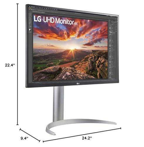 LG LG UltraFine 27-Inch Computer Monitor 27UP850N-W, IPS 4K with VESA DisplayHDR400 and USB Type-C, White