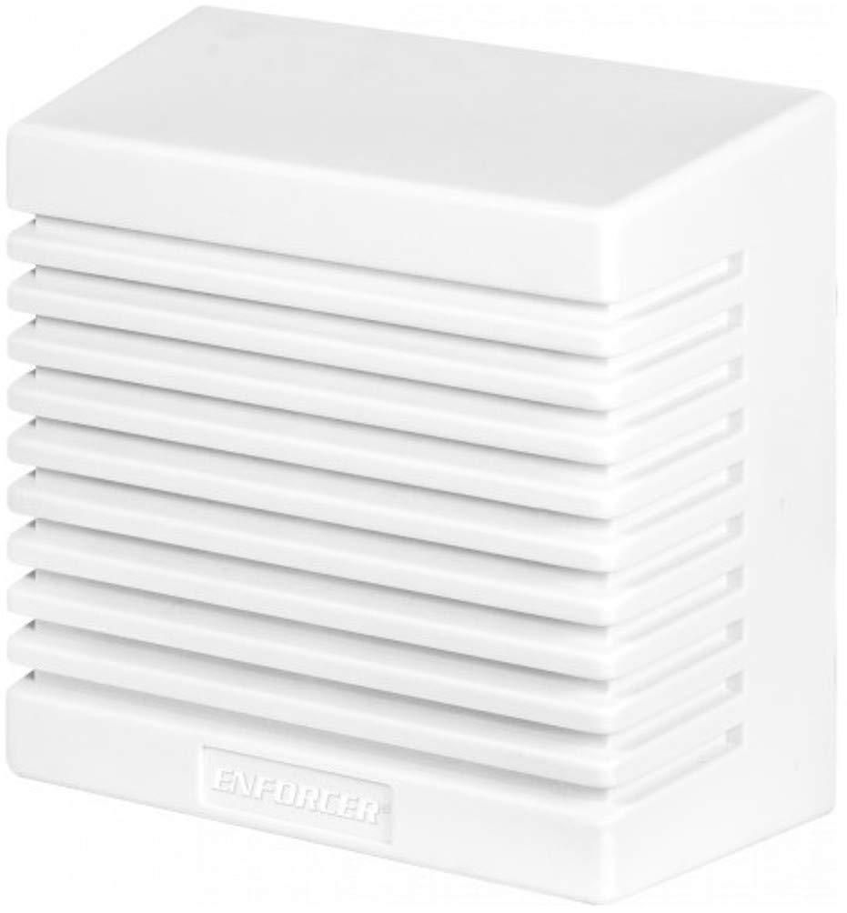 Seco-Larm Seco-Larm SH-905SQ Surface-Mount Wall Speaker, White Plastic Case Material, 6-8 Impedance, 15W Power