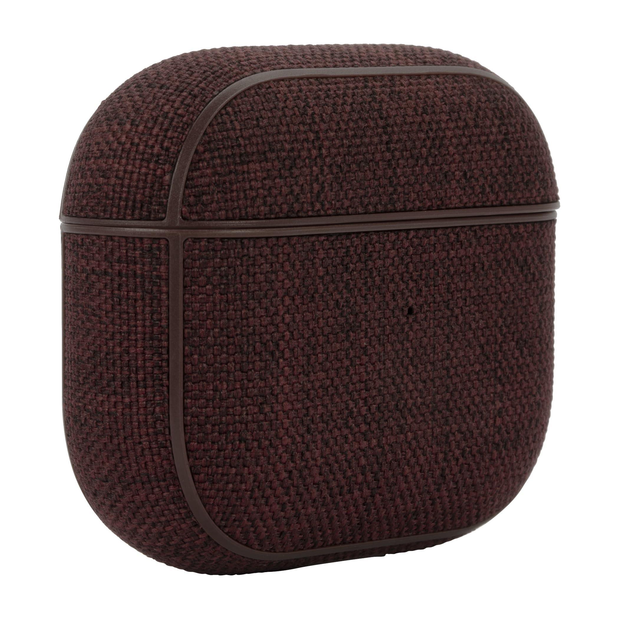 Incase Incase Airpods Case in Woolenex - Airpod 3rd Gen Case - Durable, Lightweight and Protective Cover with Premium Fabric, Scratch-Resistant Design, and Precision Fit for Everyday Use - Deep Red