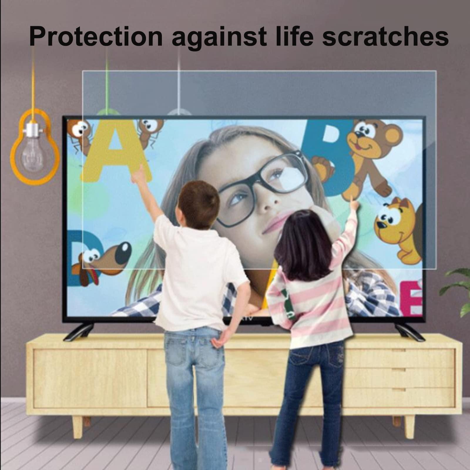 AIZYR AIZYR 86 Inch TV Screen Protector Frosted Matte Anti Glare Screen Protection Panel Filter Blocking UV & Blue Light from 380 to 495nm for LCD, LED, 4K OLED & QLED HDTV Displays,75.8x43.3inch