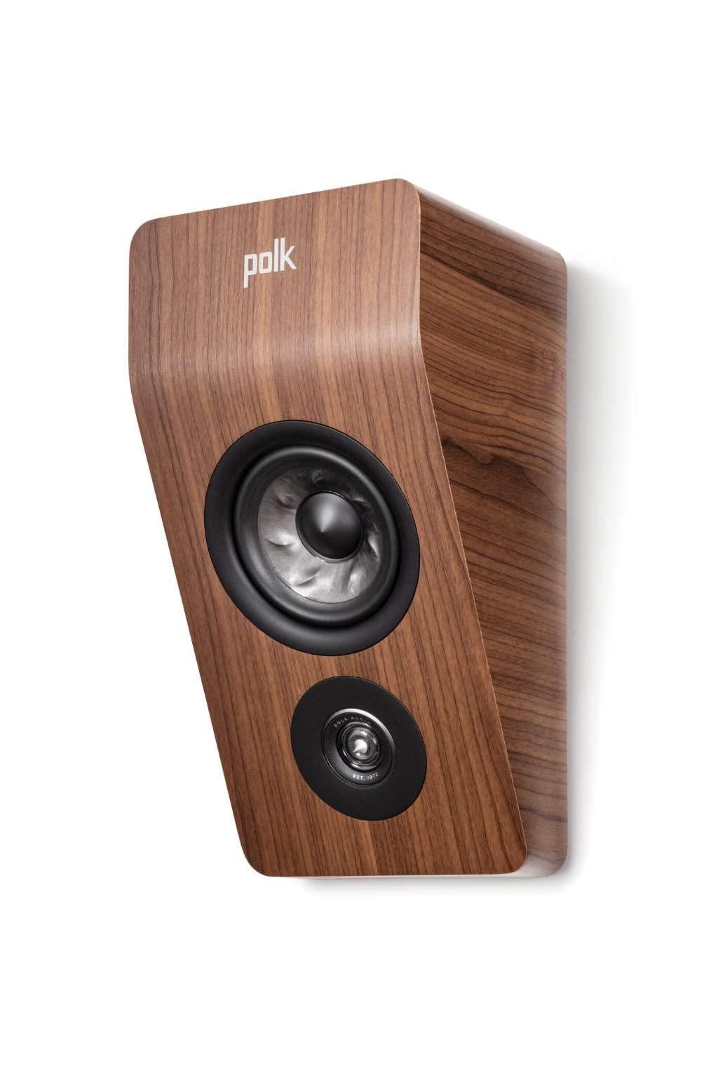 Polk Audio Polk Audio Reserve R900 Height Module Speaker for 3D, Multidimensional Sound 1\" Pinnacle Ring Tweeter & 4\" Turbine Cone Woofer Hi-Res Certified Dolby Atmos & IMAX Enhanced Wall Mountable Walnut Brown