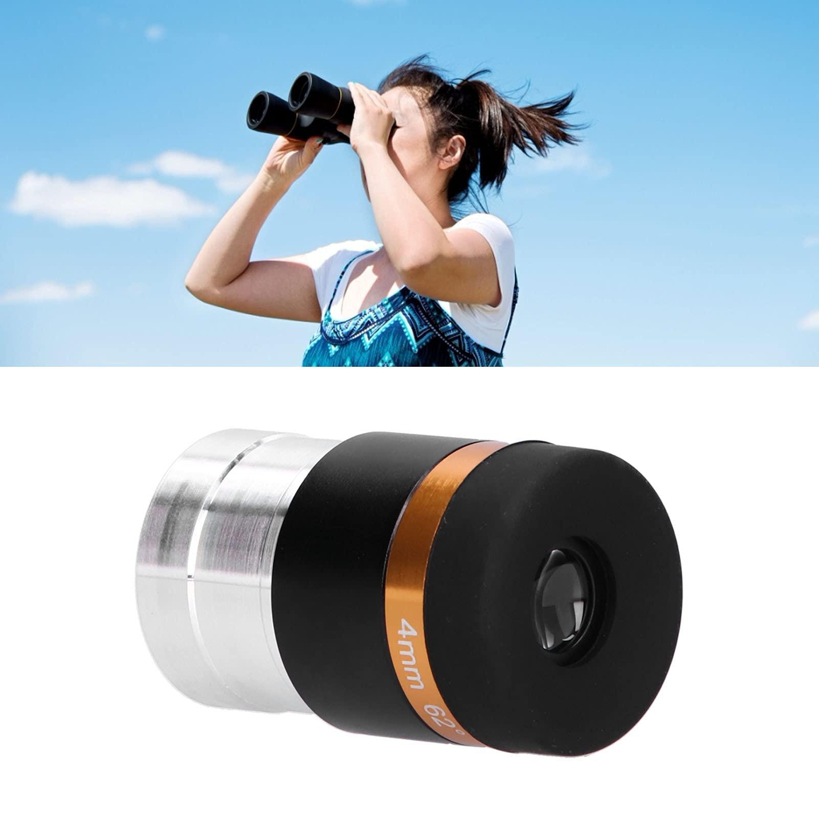 EVTSCAN EVTSCAN Eyepieces 4mm Telescopes Lens Wide Angle 62 Degree Aspheric Eyepiece HD Fully Coated Telescope Accessory for 1.25 inches Astronomic Telescopes(4 mm)