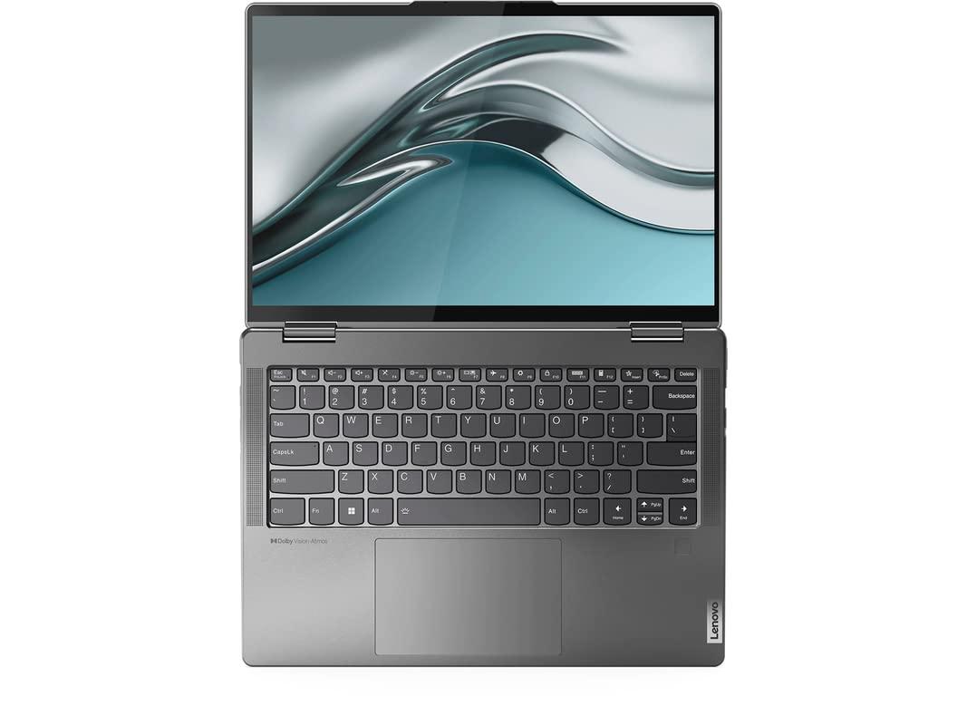 Lenovo Lenovo 2022 Yoga 7i 14" 2.2K Touch 2-in-1 Laptop, Intel Evo Platform Core i5-1235U, 8GB RAM, 2TB PCIe SSD, Iris Xe Graphics, Backlit Keyboard, Fingerprint Reader, Win 11, Grey, 32GB USB Card (Renewed)