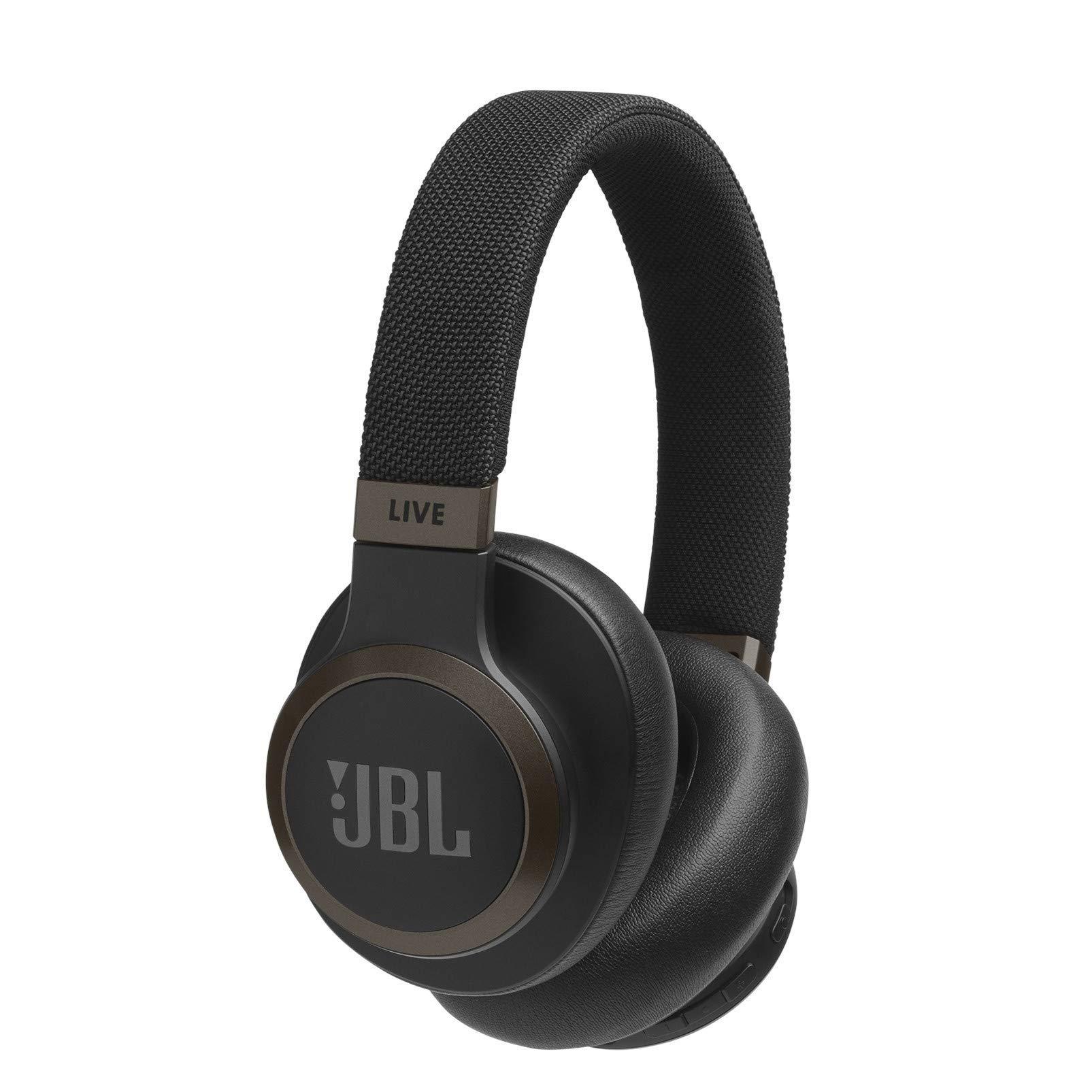 JBL JBL Live 650 Around-Ear Wireless Headphone with Noise Cancellation - Black (Renewed)