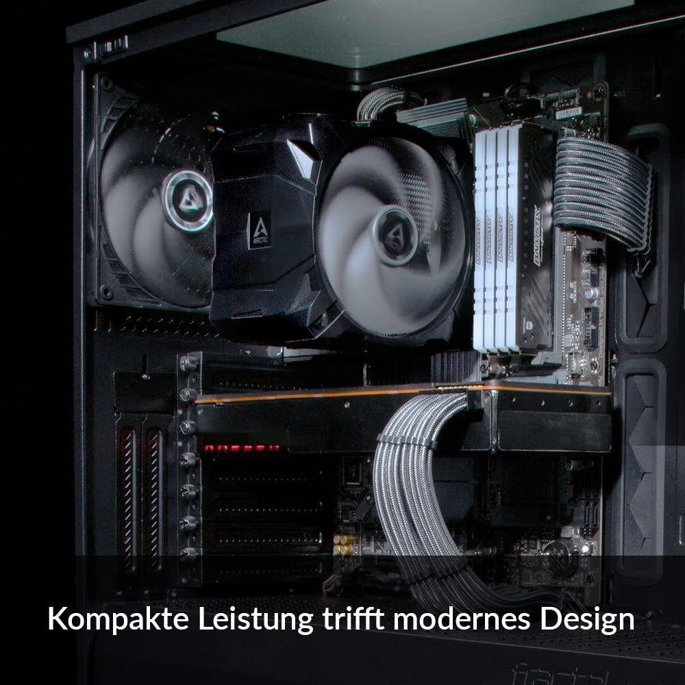 ARCTIC ARCTIC Freezer i35 CO - Tower CPU Cooler, Intel Specific, Pressure Optimized 120 mm P-Fan, 01800 RPM, Semi Passive, Dual Ball Bearing, incl. MX-5 Thermal Paste - Black