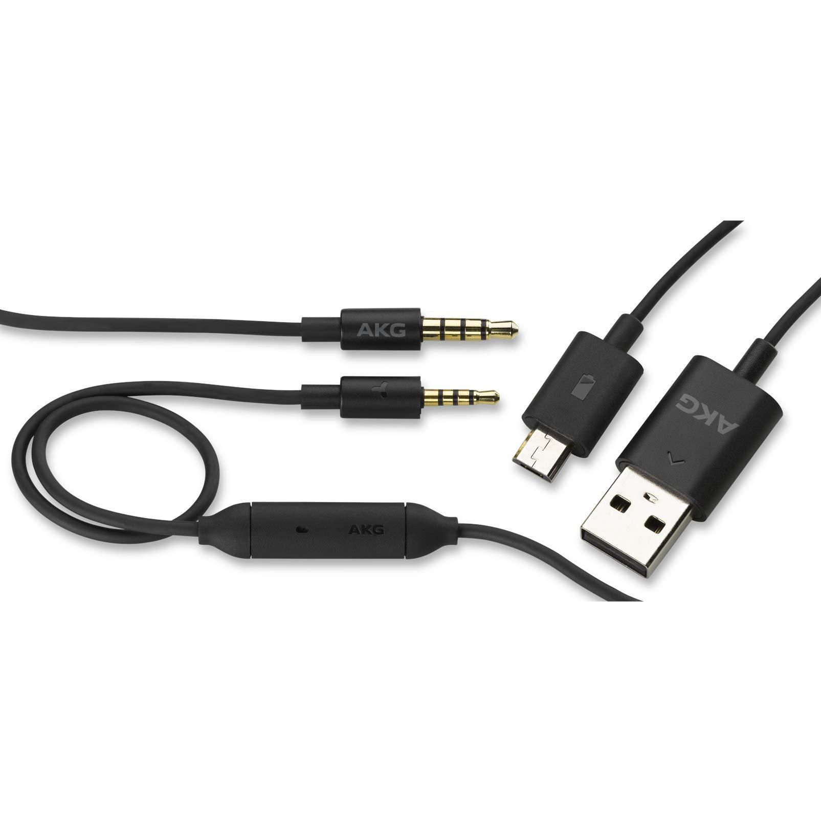 SAMSUNG AKG Y500 On-Ear Foldable Wireless Bluetooth Headphones - Black (US Version)