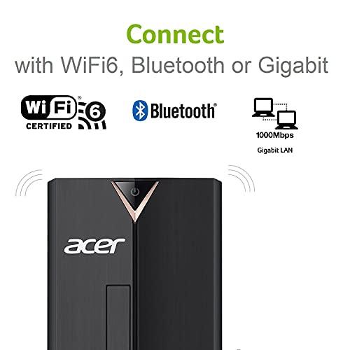 acer Acer Aspire XC-895-UR11 Desktop | 10th Gen Intel Core i3-10100 4-Core Processor | 8GB 2666MHz DDR4 | 1TB 7200RPM Hard Drive | 8X DVD | Intel Wireless Wi-Fi 6 | Bluetooth 5.1 | Windows 10 Home