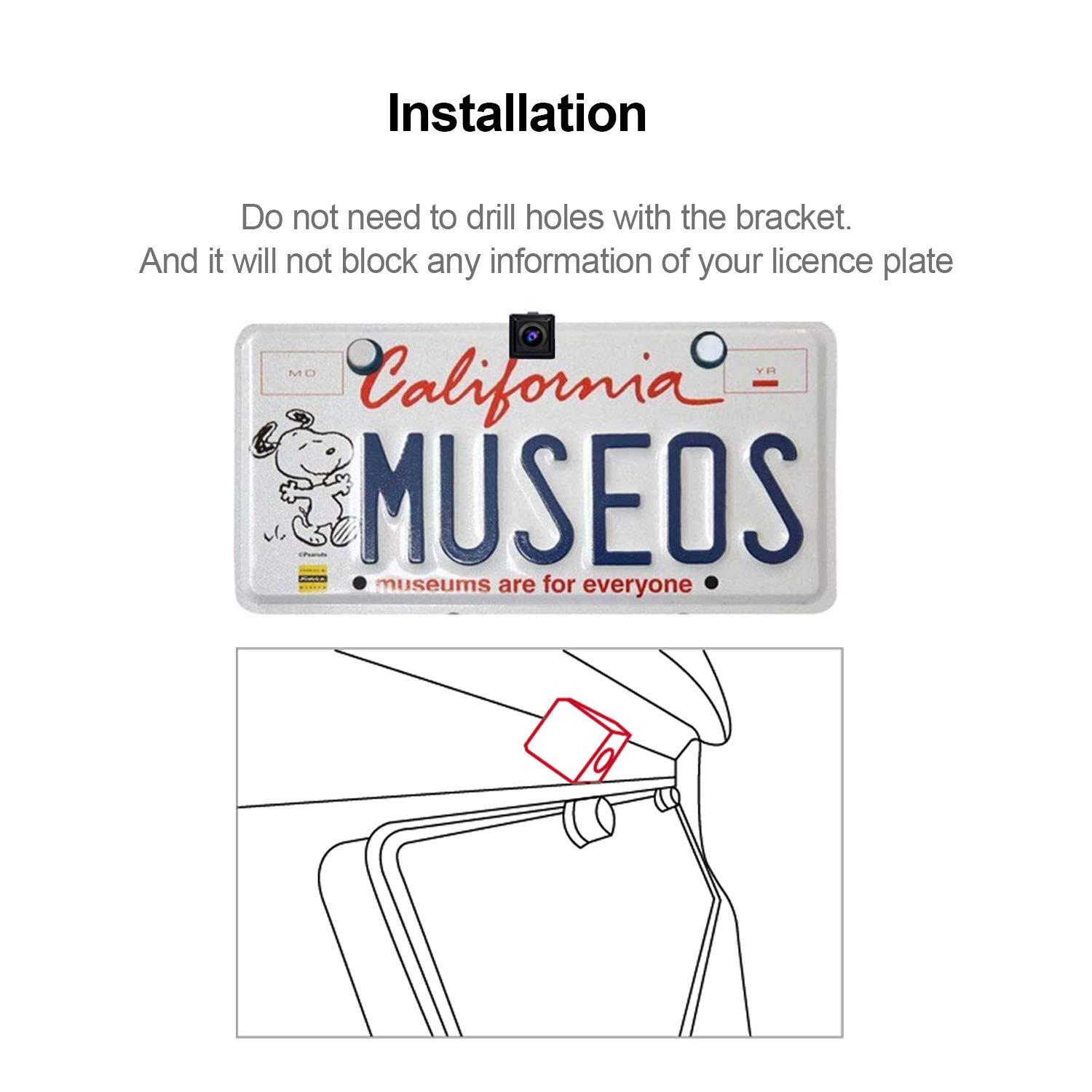 ATOTO ATOTO AC-HD03LR 720P Rearview Backup Camera (180 Wide-Angle), for ATOTO S8 Models only (Excluding S8 PN/UN/MS), VSV (Virtual Surround-View) Parking, LRV (Live Rear-View), Night Vision and Waterproof