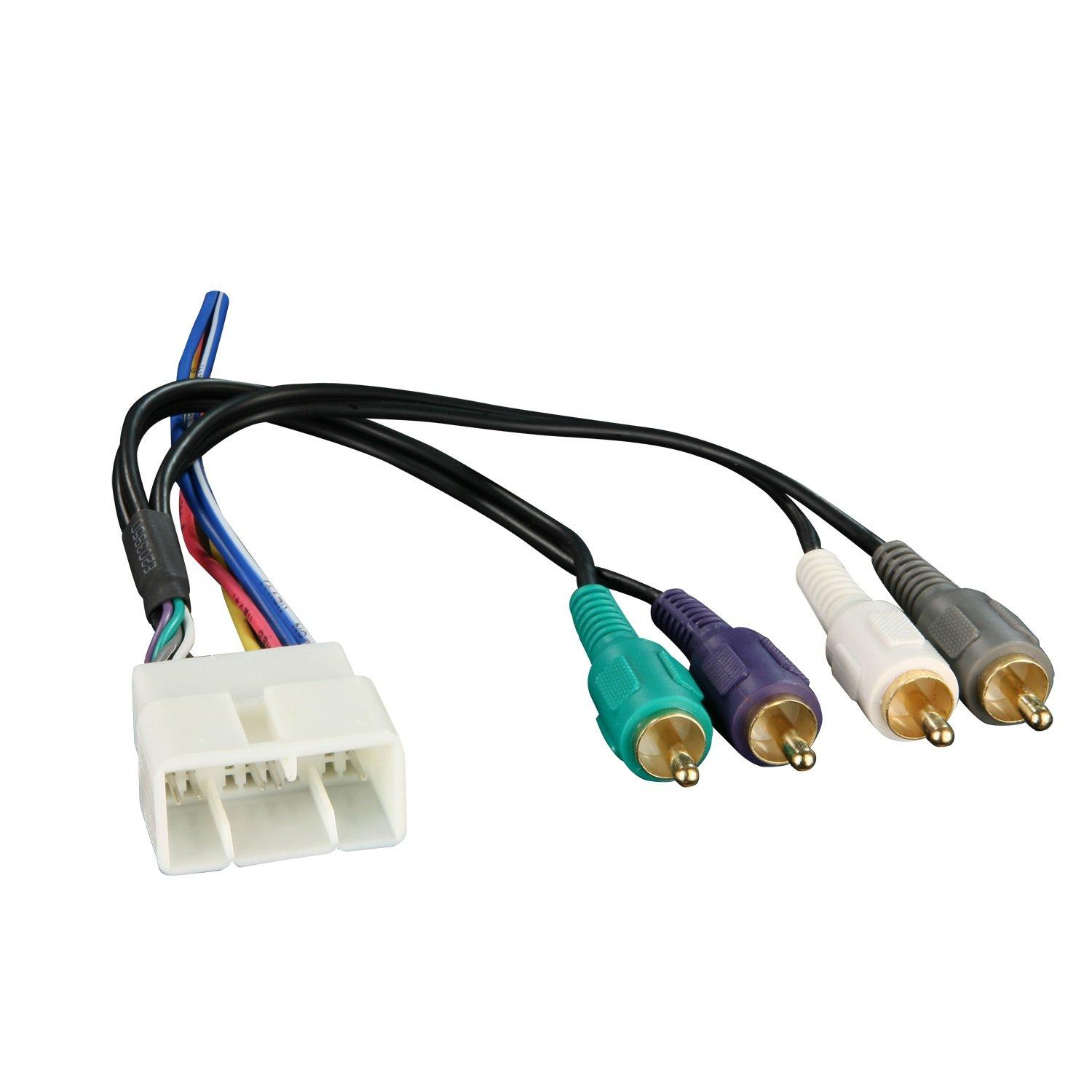 Metra Electronics Metra 70-8112 Radio Wiring Harness for Toyota Amp Integration 15 Pin