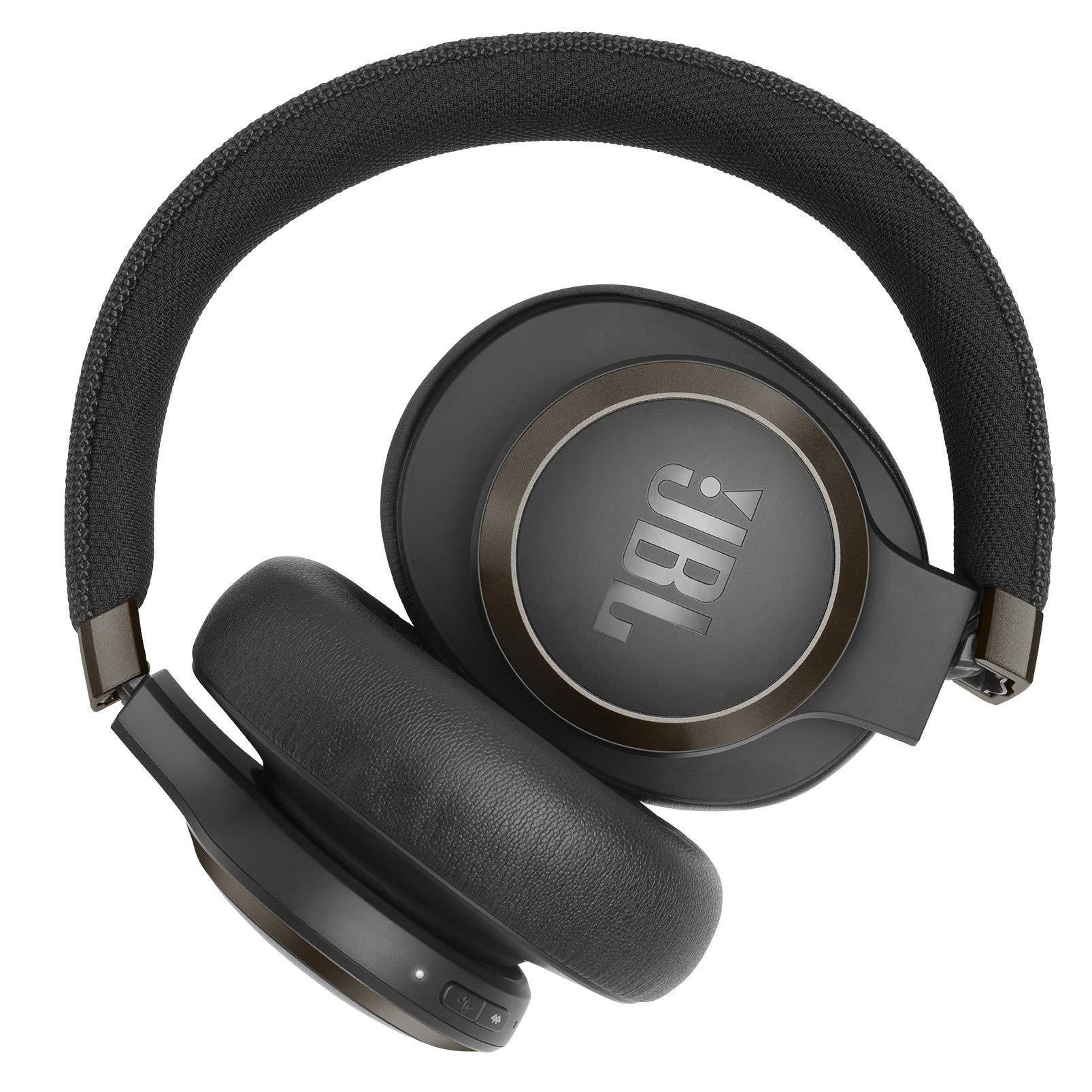JBL JBL Live 650 Around-Ear Wireless Headphone with Noise Cancellation - Black (Renewed)