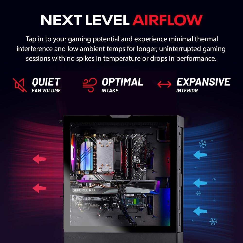 Skytech Gaming Skytech Blaze4 Mini Gaming PC Desktop, Ryzen 5 5600 3.5 Ghz (4.4GHz Turbo Boost), NVIDIA RTX 4060 8GB GDDR6X, 1TB SSD, 16GB DDR4 RAM 3200, 650W Gold PSU, Wi-Fi, Win 11 Home