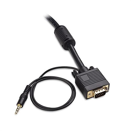Cable Matters Cable Matters VGA Cable with Audio (SVGA Monitor Cable with 3.5mm Stereo Audio) 15 Feet