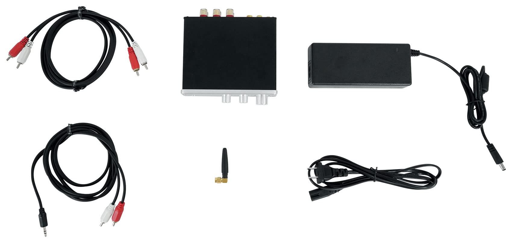 Rockville Rockville BLUAMP 21 Silver 2.1 Channel Bluetooth Home Audio Amplifier Receiver