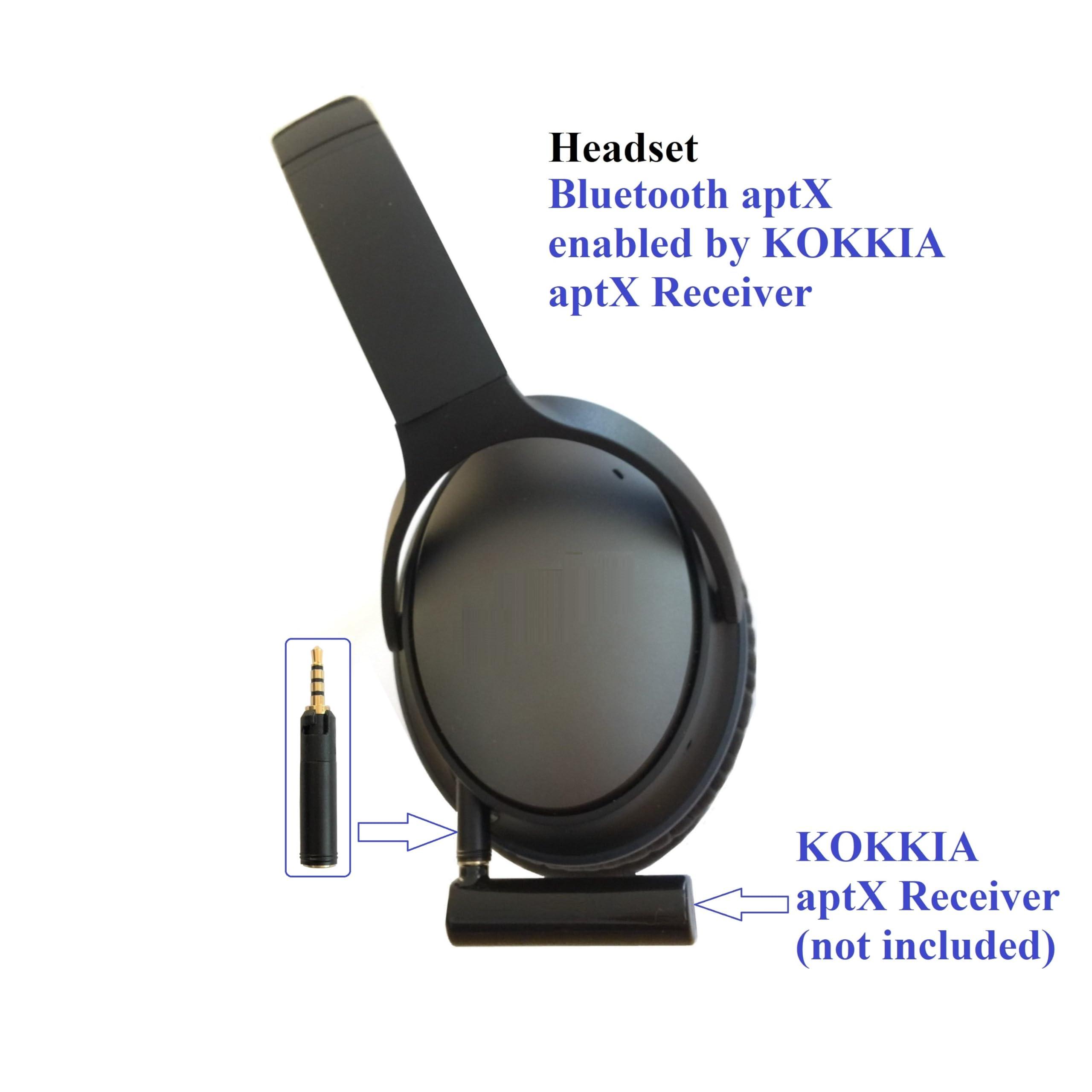 KOKKIA KOKKIA Tiny Versatile 2.5mm Male to 3.5mm Female Adapter with Lock/Unlock Feature : Extremely Versatile for Attachment to headsets/Devices with 2.5mm Audio Port.