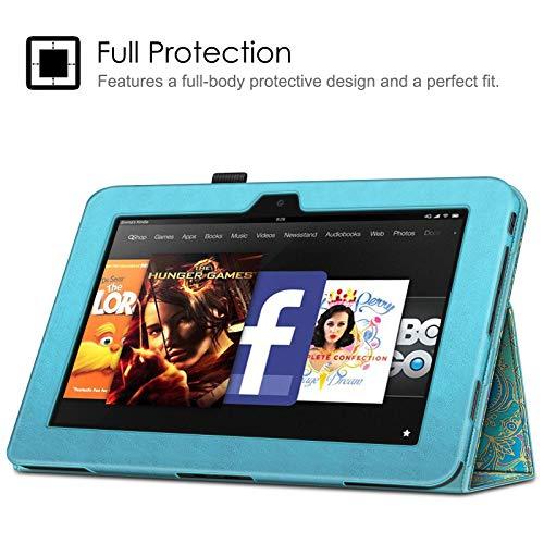 Fintie Fintie Folio Case for Kindle Fire HD 8.9\" - Slim Fit Leather Case with Auto Sleep/Wake for Amazon Kindle Fire HD 8.9 (Will not fit HDX Models) - Shades of Blue