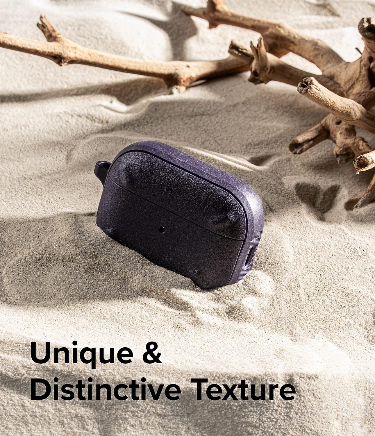 Ringke Ringke Onyx [Feels Good in The Hand] Compatible with AirPods Pro 2nd Generation Case, Anti-Fingerprint Technology Prevents Oily Smudges Non-Slip Enhanced Grip - Deep Purple