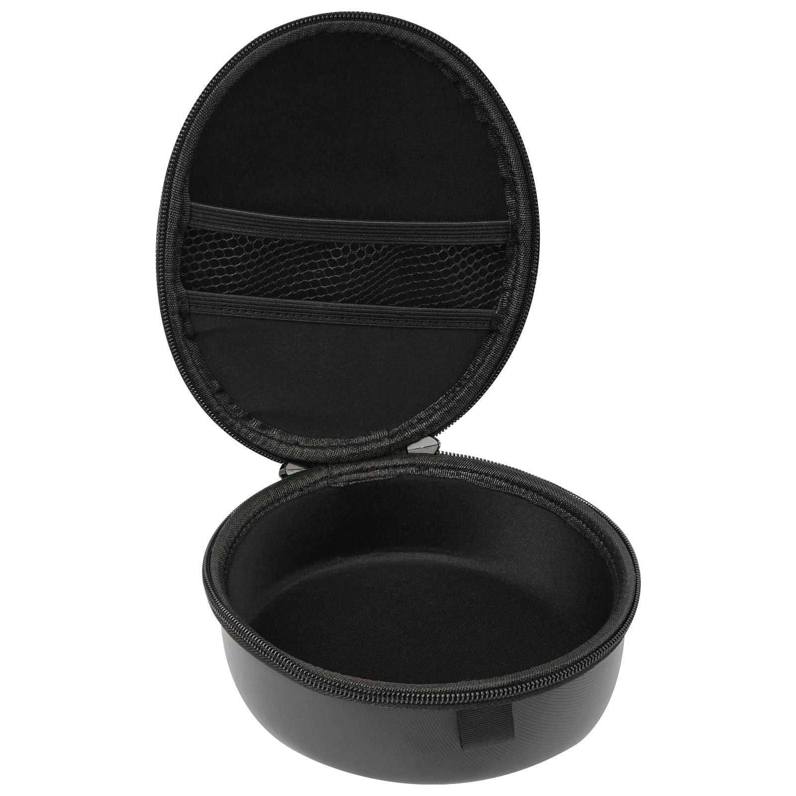 GEEKRIA Geekria Shield Headphones Case Compatible with Beats Studio Pro, Studio 2, Studio 3, Solo Pro, Monster Diamond Tears Case, Replacement Hard Shell Travel Carrying Bag with Cable Storage (Black)