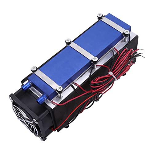 Hyuduo Peltier Refrigeration, Mini Air Conditioner,DC 12V 576W 8-Chip TEC1-12706 DIY Thermoelectric Cooler Air Cooling Device, Computer Heatsinks
