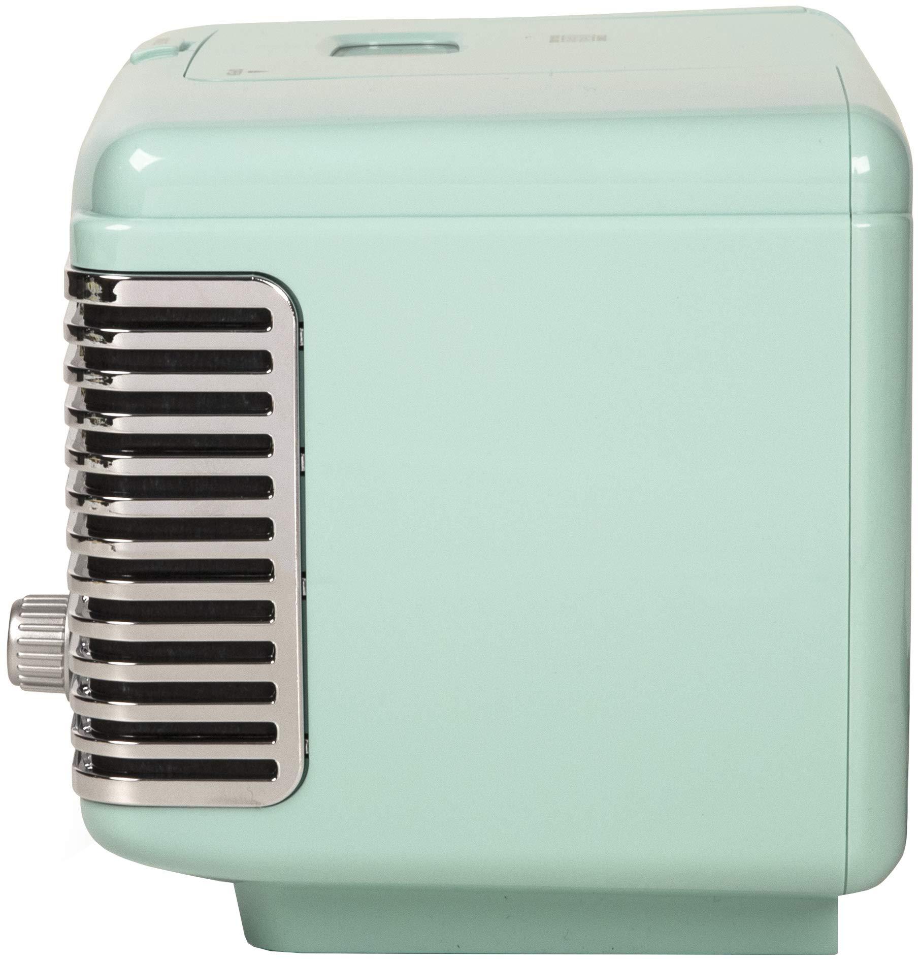 Crosley Crosley CR612B-AB Corsair Tabletop AM/FM Bluetooth Radio with CD Player and Dual Alarm Clock, Aqua Blue