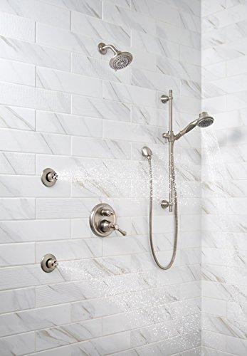 DELTA FAUCET DELTA FAUCET T24897-SS, Stainless Cassidy Traditional Monitor 14 Series Valve Trim with 3-Setting Integrated Diverter