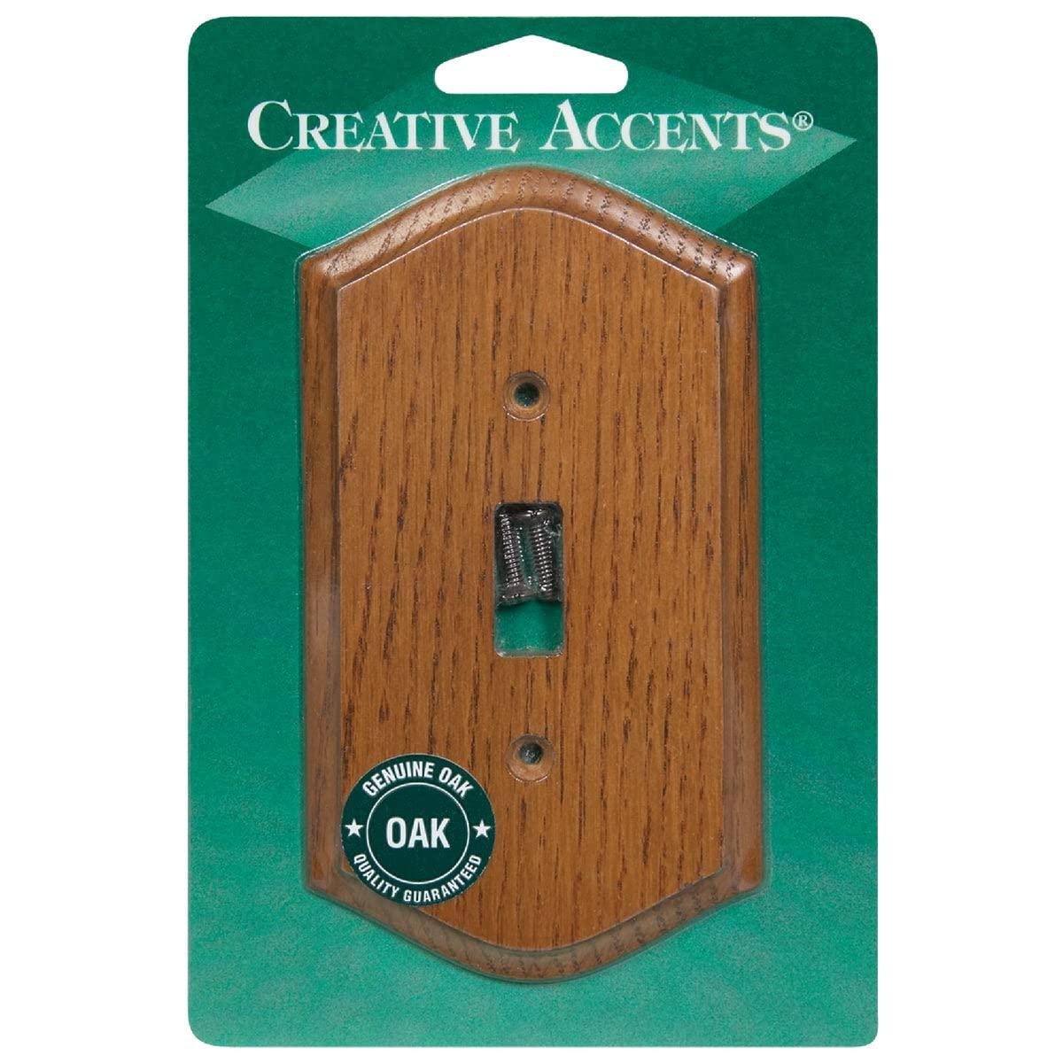 AMERELLE Amerelle Country 1 gang Wood Toggle Wall Plate 1 pk