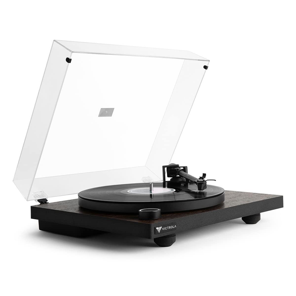 Victrola Victrola Premiere T1 Turntable - Sleek, Modern Vinyl Record Player, 33-1/3 & 45 RPM Vinyl Records & LPs, Built-In Bluetooth 5.0, Stereo RCA Output, Phono Preamp Output