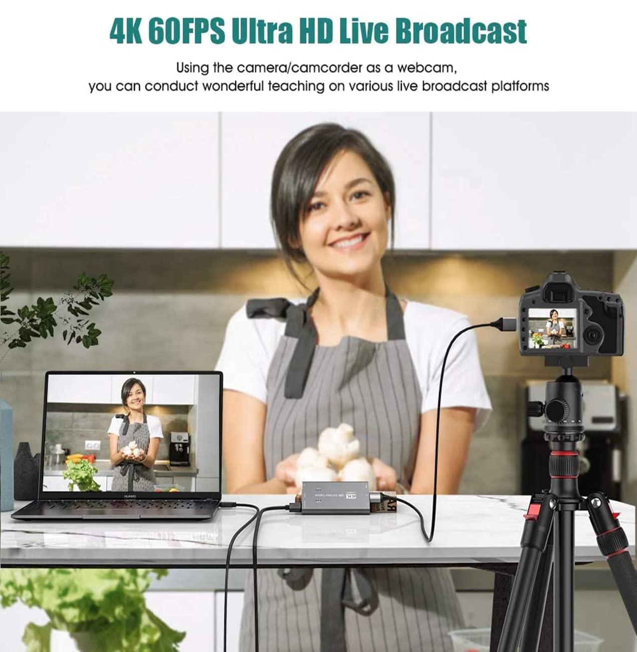 HGFSGGGREEHY Hdmi to USB 3.0 Video Capture Box Full HD 1080P 4K Game Live Recording Device