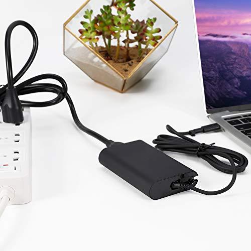 CHLOLMY 65W USB C Type-C AC Charger for Dell LA65NM170, DA30NM150, LA45NM150, 02YKOF, Dell XPS 12 9250, Dell Latitude 11 5175, Latitude 12 7275, Latitude 13 7370, Latitude 14 5480 Power Supply Cord