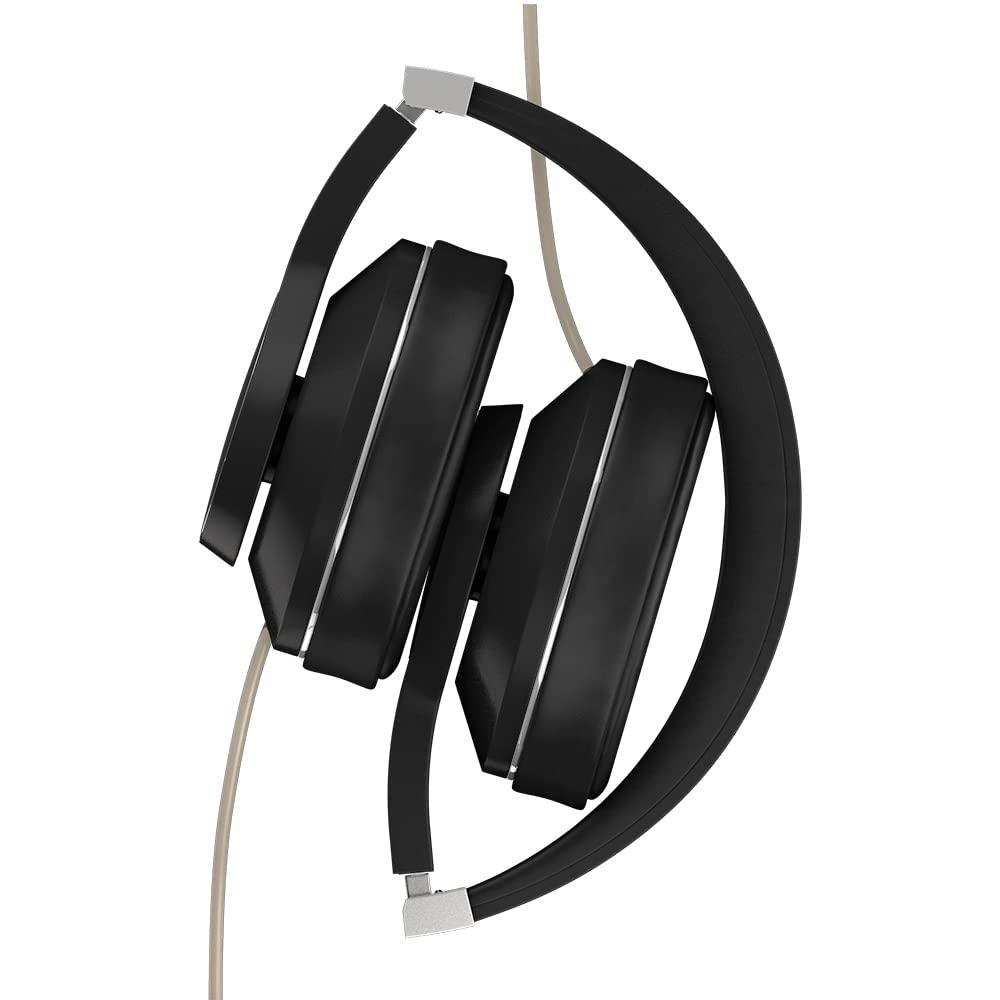 DefenderShield DefenderShield EMF-Free Over-Ear Adult Headphones - Universal Air Tube Wired Crystal Clear Stereo Headset with Microphone & Volume Control