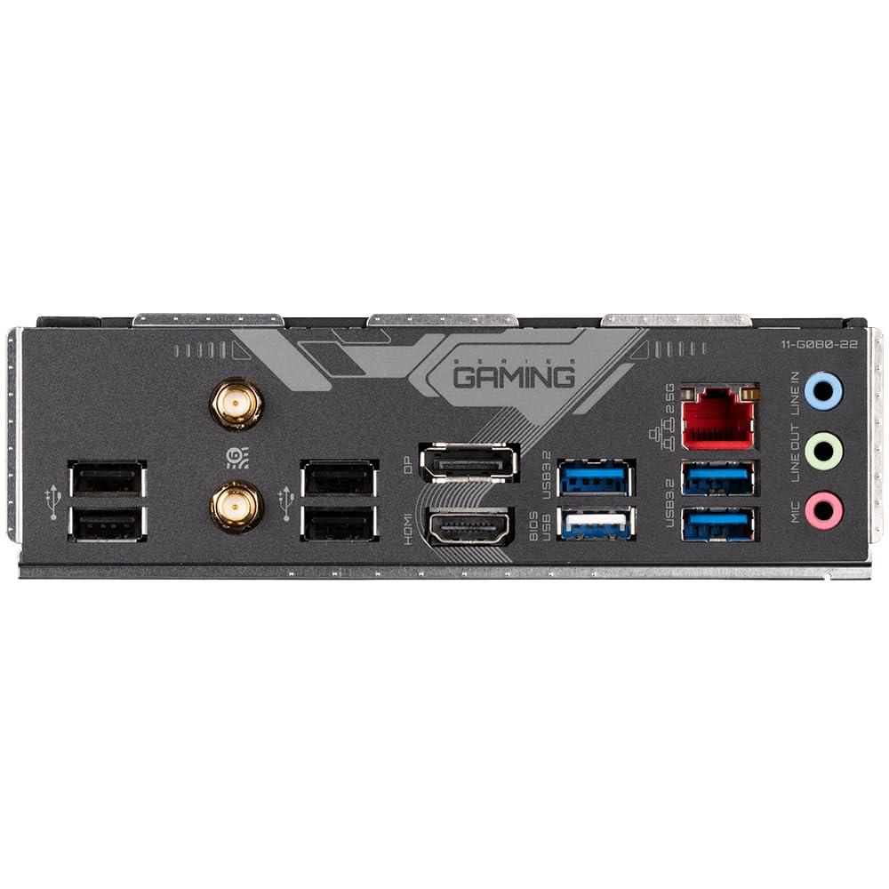 GIGABYTE GIGABYTE B760M Gaming X AX DDR4 Intel LGA 1700 m-ATX Motherboard, 4x DDR4 ~128GB, 2x PCI-E x16, 2x M.2, 4x SATA, 3x USB 3.2, 5x USB 2.0