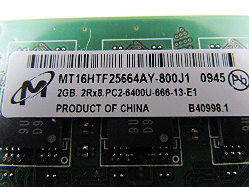 Micron Micron MT16HTF25664AY-800J1 4GB 2 x 2G PC2-6400U DDR2 800 Non-ECC DT Memory Kit
