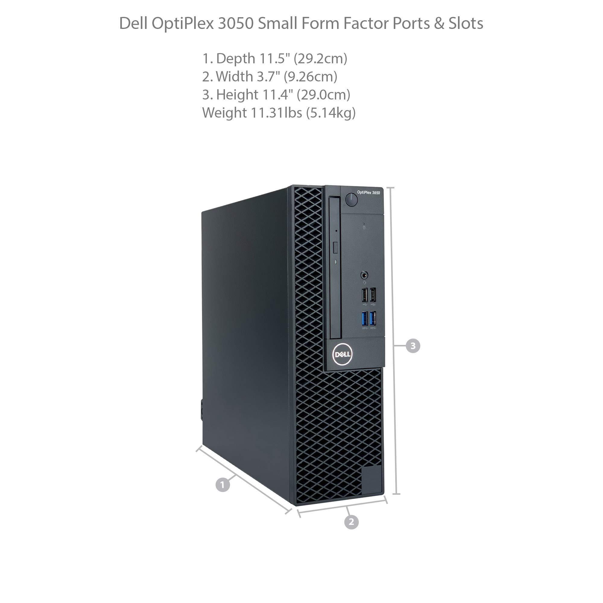 Dell Dell Optiplex 3050 SFF Desktop - 7th Gen Intel Core i7-7700 Quad-Core Processor up to 4.2 GHz, 16GB DDR4, 512GB SSD + 1TB SATA Hard Drive, Intel HD Graphics 630, DVD Burner, Windows 11 Pro (Renewed)