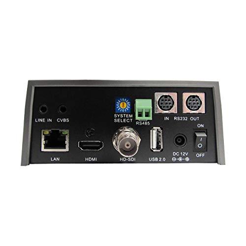 PTZOptics PTZOptics 30x Optical Zoom Indoor Broadcast & Conference Camera, HDMI, 3G-SDI, IP Streaming, CVBS, Gray